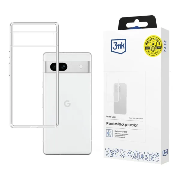 Etui 3mk Armor Case na Google Pixel 7A 5G - przezroczyste zdjęcie 1
