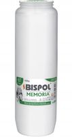 Wkłady do zniczy olejowe Bispol 8 dni palenia wysokość 21,5 cm - 16 sztuk