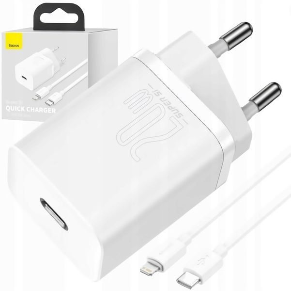Ładowarka sieciowa Baseus do Apple ipone X 11 12 13 kabel Lightning USB-C zdjęcie 1