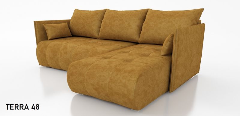 Narożnik/rogówka NESSA funkcja spania, pojemnik na pościel MONOLITH/TE zdjęcie 12