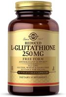 SOLGAR Reduced L-Glutathione - Zredukowany L-glutation 250 mg (60 kaps.)