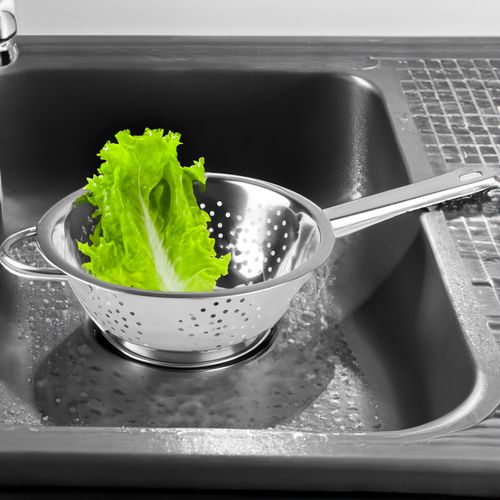 CEDZAK DURSZLAK SITKO KUCHENNE ODCEDZANIE MAKARONU WARZYW NIERDZEWKA 24CM na Arena.pl