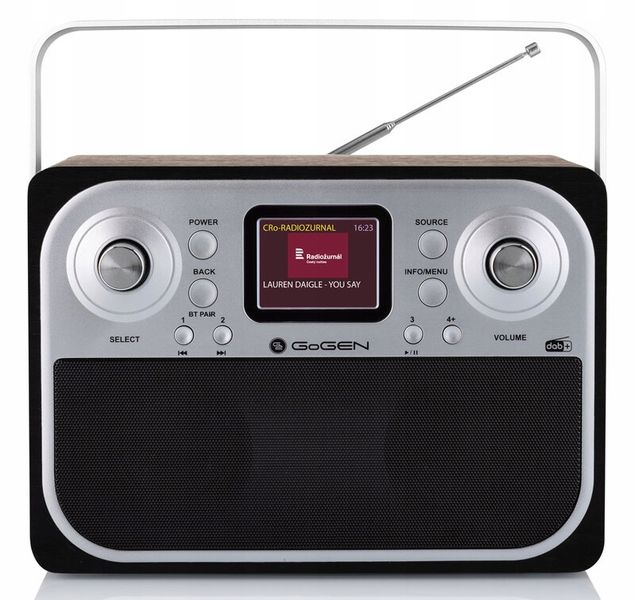Radio Retro FM DAB+ Bluetooth USB AUX Budzik GoGEN zdjęcie 4