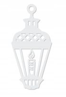 Ś35 Zawieszka świąteczna LATARENKA Boże Narodzenie ozdoba ażur ŚWIĘTA 9x20