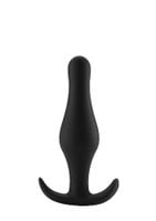 butt plug with handle - small - black