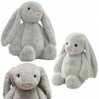 MASKOTKA MILUTKI KRÓLIK ZAJĄC PLUSZOWY MIŚ PRZYTULANKA KRÓLICZEK 45cm MISIO