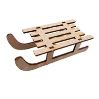 Małe Sanki Drewniane – Urocza Ozdoba Świąteczna