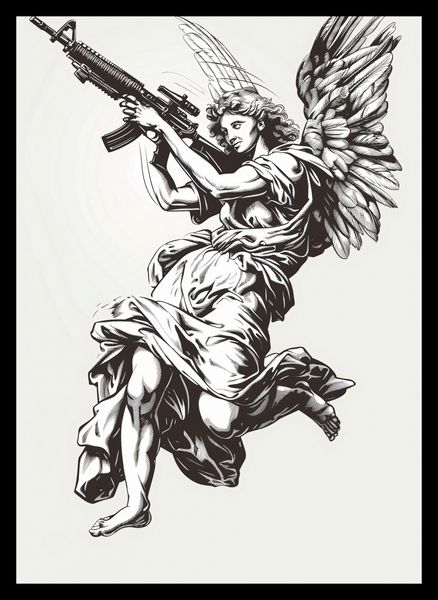 Plakat 25x35cm Anioł Wojny zdjęcie 2