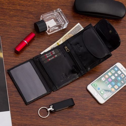 portfel damski mały bellugio - czarny na Arena.pl