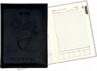 GRAWEROWANY personalizowany KALENDARZ książkowy A5 2026 dla budowlańca