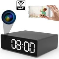 UKRYTA KAMERA WIFI W ZEGARZE BUDZIKU PODGLĄD LIVE DETEKCJA RUCHU TRYB NOCNY