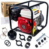 POMPA DO WODY SPALINOWA MOTOPOMPA 2" CALE 5200W + OSPRZĘT BLACK