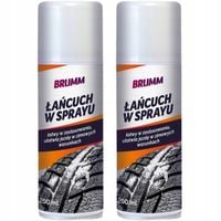 ŁAŃCUCH W SPRAYU BRUMM NA ŚNIEG ZIMA 200 ml x2