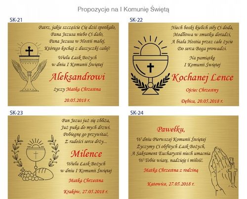 BIBLIA NA KOMUNIĘ NA CHRZEST PAMIĄTKA Z GRAWEREM na Arena.pl