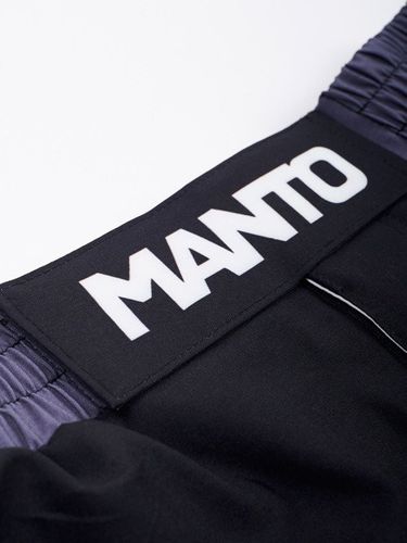 MANTO spodenki LOGO czarno-białe Size - S na Arena.pl