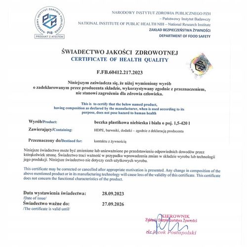 Beczka PLASTIKOWA Sterk do kiszenia 20 l ATEST na Arena.pl