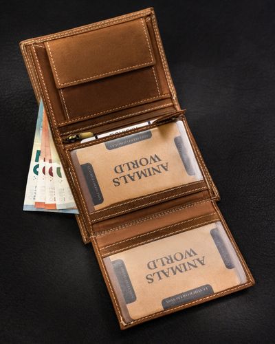 Męski stylowy portfel z indywidualnym wzorem na Arena.pl