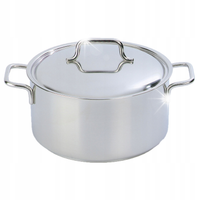 Demeyere Apollo 7 Garnek z pokrywką 4 ltr SILVINOX Belgique