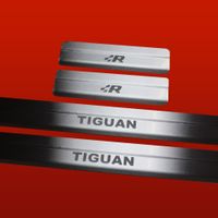 Listwa progowa VOLKSWAGEN TIGUAN MK1 TIGUAN R Stal nierdzewna 304 mat 4szt