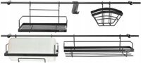 2 x Reling Kinghoff KH 1498 kuchenny czarny 16 elem