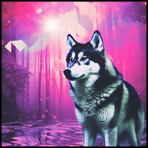 Plakat 90x90cm Wilczy Duch na Arena.pl