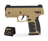 Pistolet na kule gumowe i pieprzowe BYRNA SD TAN k.68 CO2 8g zestaw