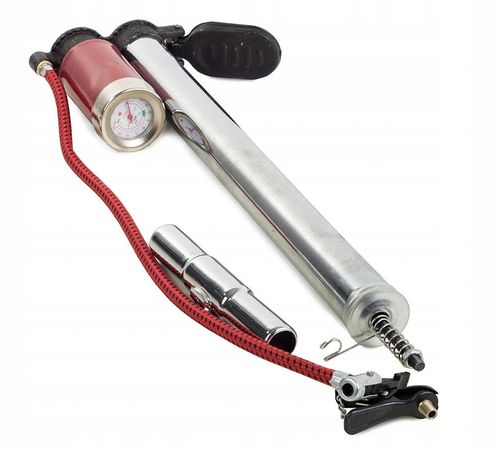 POMPKA STOJĄCA Z MANOMETREM METALOWA na Arena.pl