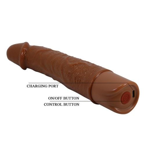 Pretty Love Leander Realistic Vibrating Dildo (Brown Edition) na Arena.pl