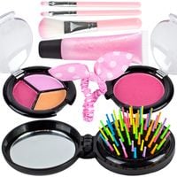 Zestaw Do Malowania Makijażu i Czesania włosów Dla Dzieci Kosmetyki