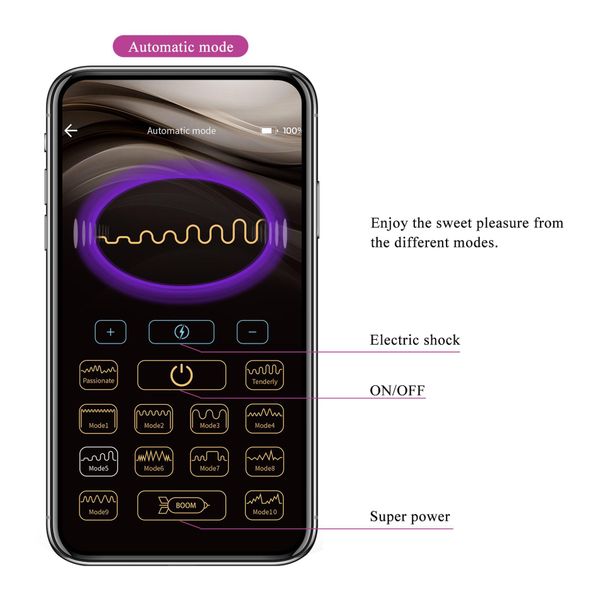 Pretty Love - Jefferson, 12 Vibration Functions 3 Electric Shock Functions zdjęcie 15