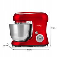 ROBOT PLANETARNY KUCHENNY MIKSER 3 MIESZADŁA HAK MISA 5L OBROTOWA MOCNY