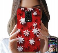 ETUI DO XIAOMI NOTE 9 PRO / 9S - PŁATKI ŚNIEGU, ŚNIEG, GWIAZDKI, ŚWIĘTA