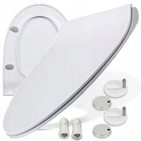 DESKA SEDESOWA DO WC WOLNOOPADAJĄCA EASY CLEAN TWARDA WYPINANA UNIWERSALNA