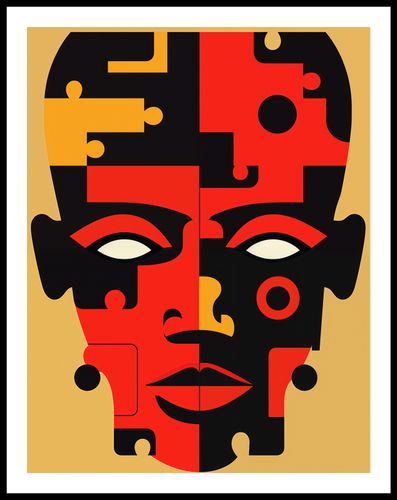 Plakat 50x65cm Puzzle Tożsamości na Arena.pl