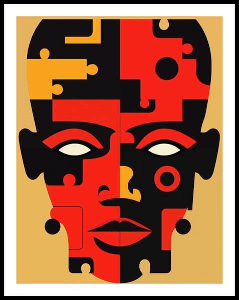 Plakat 50x65cm Puzzle Tożsamości zdjęcie 3