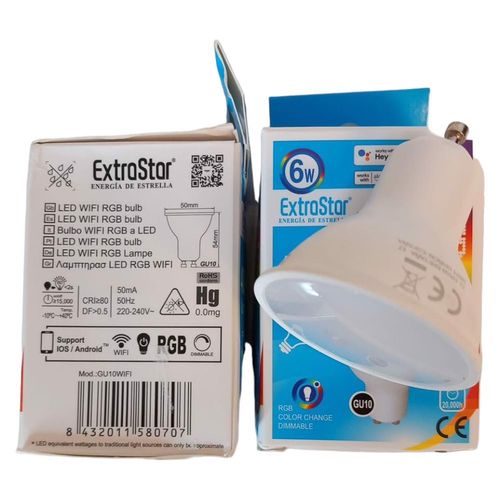 Inteligentna żarówka LED RGB GU10 6W 480lm 2szt na Arena.pl