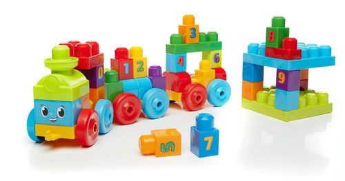 MEGA BLOKS POCIĄG EDUKACYJNY 1-2-3 ! na Arena.pl