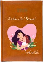 Kalendarz A5 2026 tygodniowy KSIĄŻKOWY prezent NA DZIEŃ MAMY TWOJ NAPIS