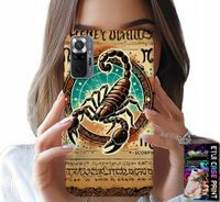 ETUI DO XIAOMI NOTE 10 PRO - SKORPION ZNAK ZODIAKU ASTRONOMIA + FOLIA