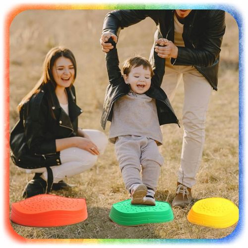 ŚCIEŻKA SENSORYCZNA XL KAMIENIE BALANSUJĄCE DLA DZIECI TRENING RÓWNOWAGI na Arena.pl