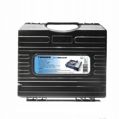 KUCHENKA TURYSTYCZNA TIROSS TS-266 SREBRNA 1650 W + 4 x BUTLE GAZOWE TS700 na Arena.pl