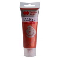 farba akrylowa 75ml czerwone złot metalic(122)1130