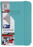Kalendarz 2026 A7 Tygodniowy Rock, Turkusowy