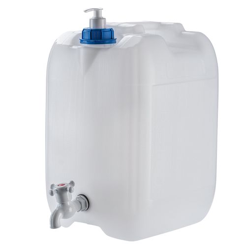 KADAX Kanister Na Wodę Umywalka Pojemnik Dozownik mydło Płyny 20L Z Kranem na Arena.pl