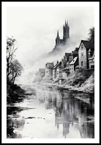 Plakat 61x91,5cm Mglisty Refleks na Arena.pl