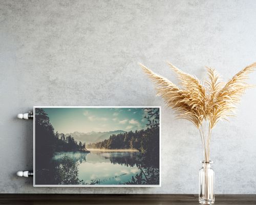MASKOWNICA Magnetyczna Na Grzejnik Górskie Jezioro Natura 110cm x 60cm na Arena.pl