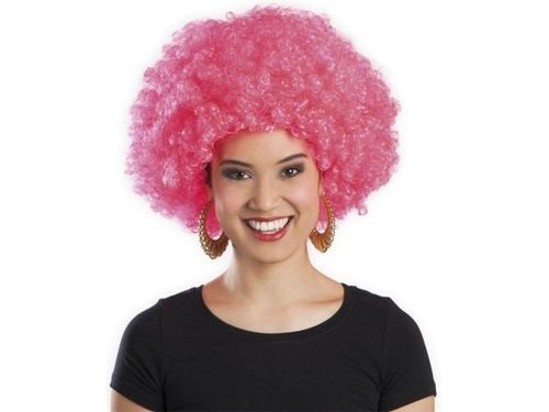 Peruka afro różowa na Arena.pl
