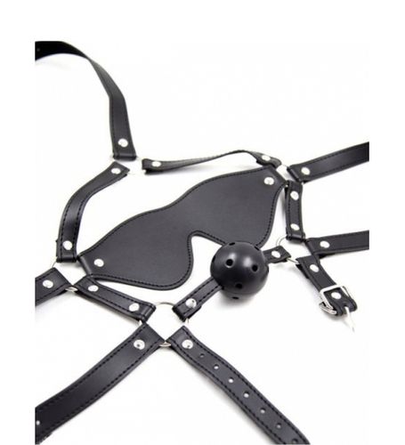 Maska z kneblem BDSM na Arena.pl