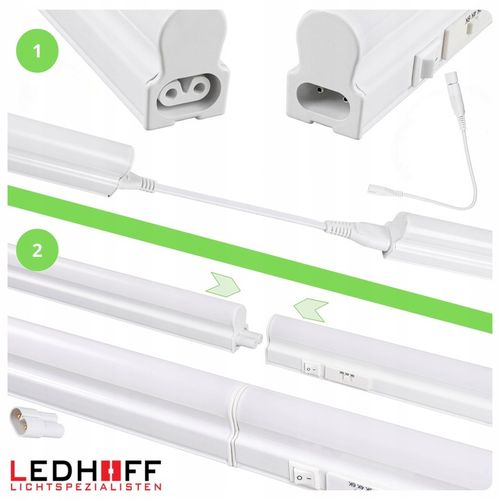 Listwa podszafkowa LED oprawa meblowa do kuchni 3 barwy światła 120cm na Arena.pl