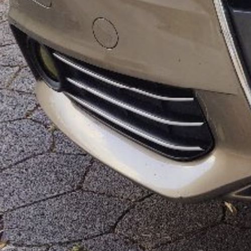 Audi A4 B8 - Listwy CHROM GRILL Zderzak Atrapa na Arena.pl